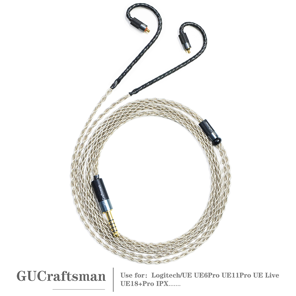 In Ear Monitor Iem - 6N Tek Kristal Gümüş IPX IEM