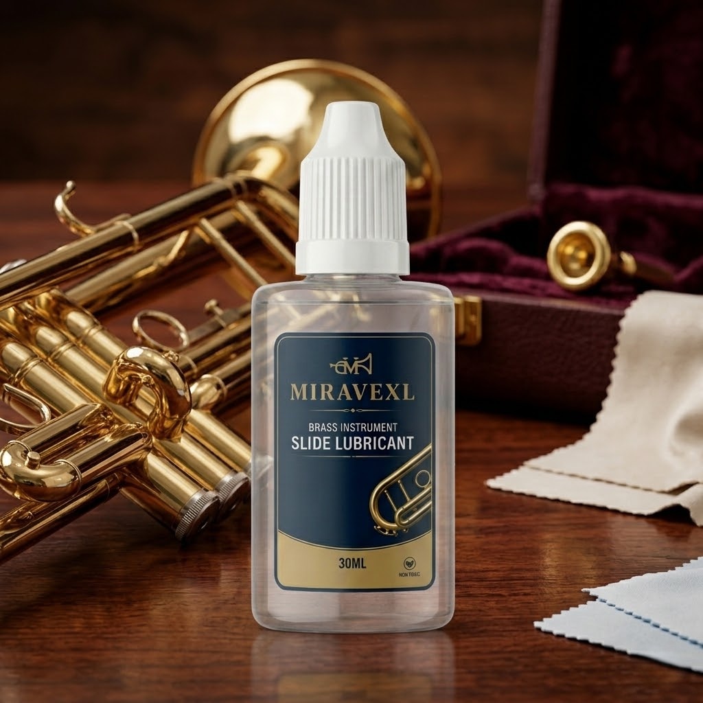 Trumpet Valve Oil - MIRAVEXL Profesyonel Trompet Valf Yağı 30ml