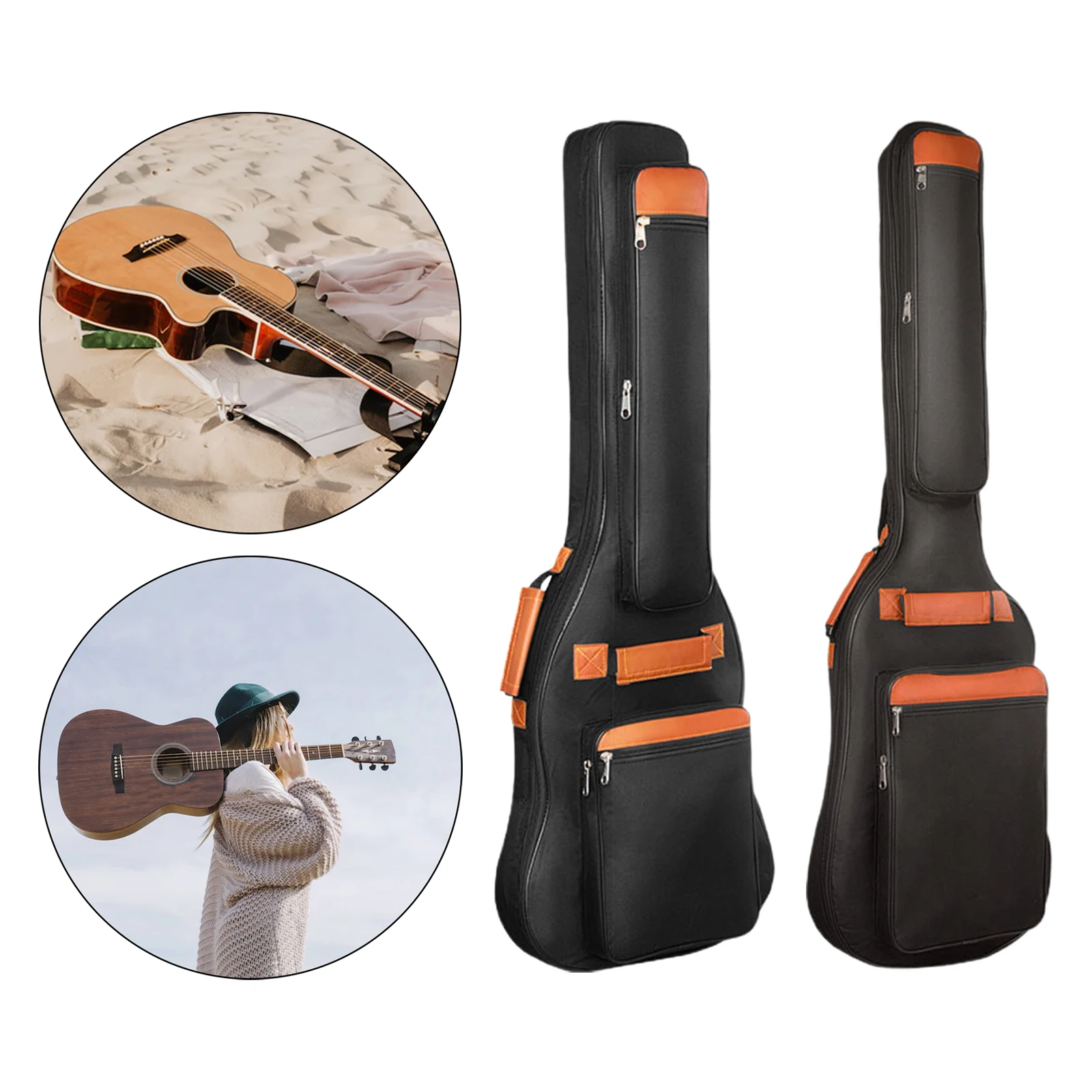 Case Guitar Gig Bag - Elektro Gitar Çantası Bas 10mm Yastıklı