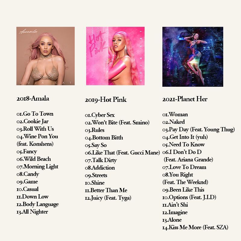 Doja Cat 6CD Müzik Albümü Kole - Audio Music Original incelemesi ve fiyatı