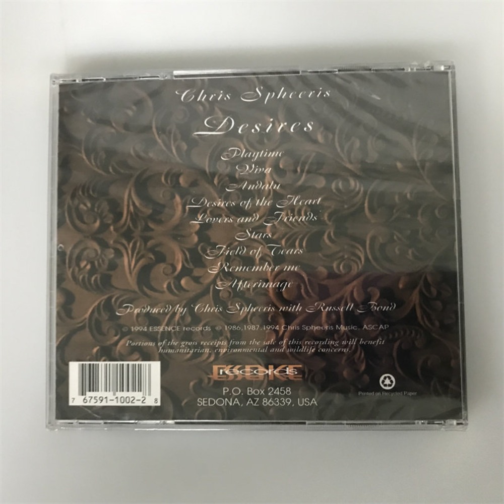 CD 'Desires' Chris Spheeris Mü - Audio Music Original incelemesi ve fiyatı